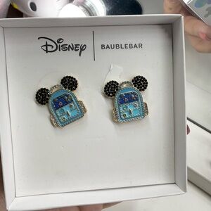 Baublebar x Disney Mickey Mouse Blue Backpack Earrings